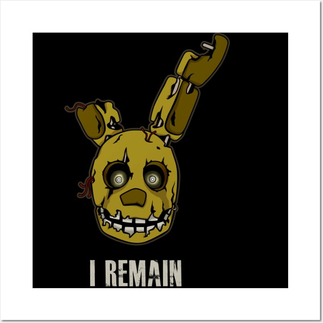 Five Nights at Freddy's - Springtrap - I Remain Wall Art by Kaiserin